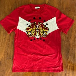Sandro embroidered lion t-shirt size36/1/small
